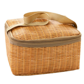 Rattan Outdoor Picnic Bag