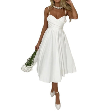 White Sling Dress