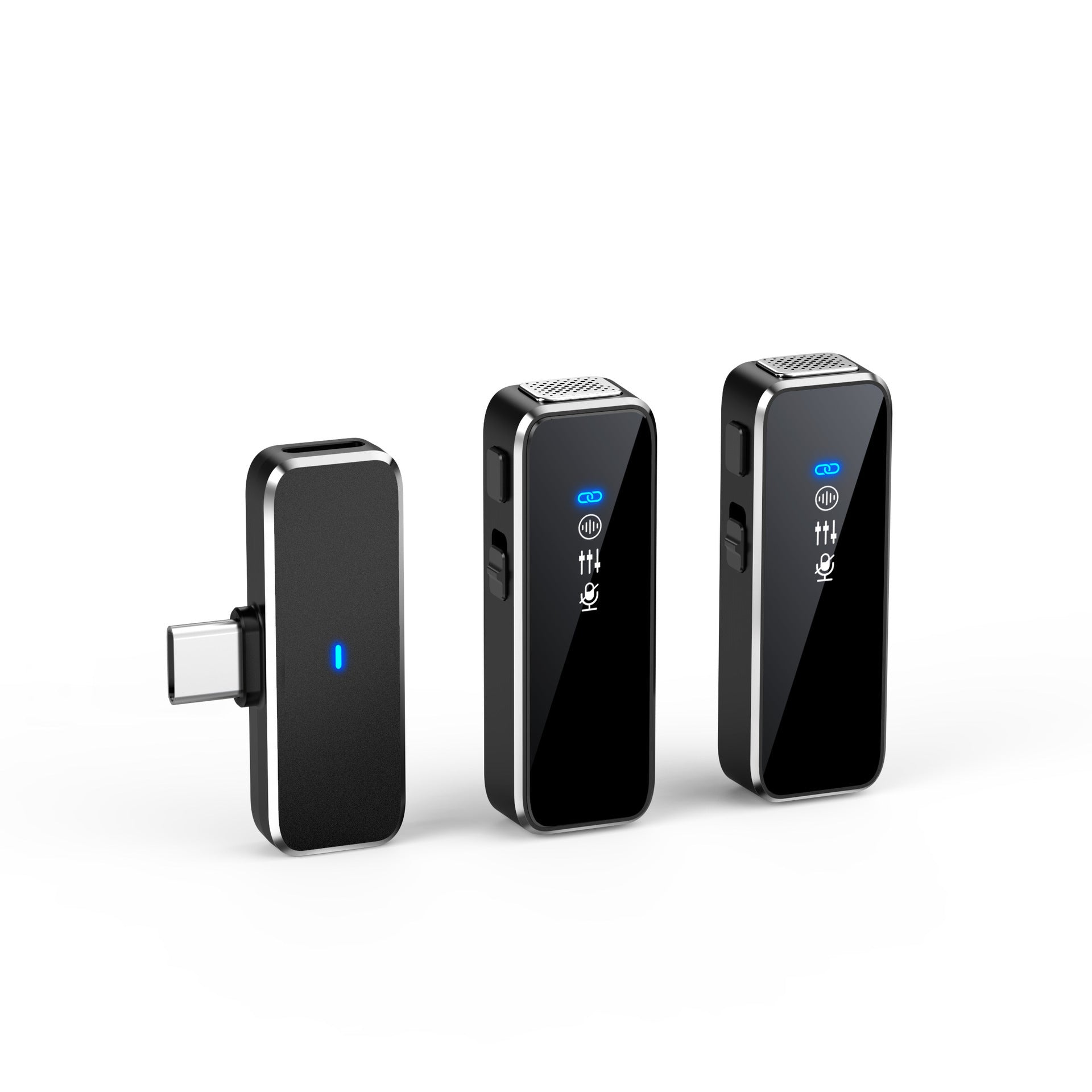 Noise Reduction Microphone with Charging Box Transmitter